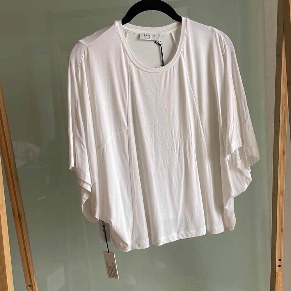 Babaton white oversized tee